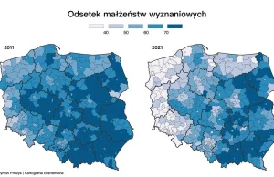 Polacy ciągle religijni, ale coraz mniej