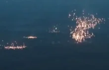 Rosyjski ostrzał rakietami zapalającymi Grad w obwodzie donieckim.