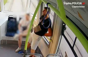 Częstochowa. Brutalny atak w tramwaju. Policja publikuje wizerunek agresora