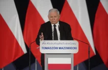 Kaczyński grozi: Kto nie głosuje na PiS, ten przymiera głodem