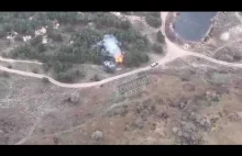 Ukraińska artyleria uderza na rosyjskie pozycje