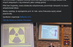 Konferencja aktywistów ekologicznych w sprawie budowy EJ w Choczewie