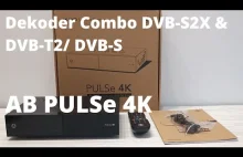 AB PULSe 4K Combo DVB-S2X + DVB-T2 / DVB-TC - unboxing, wykonanie i przegląd fun