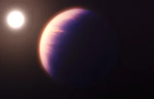 Naukowcy zachwyceni danymi Webba o atmosferze egzoplanety