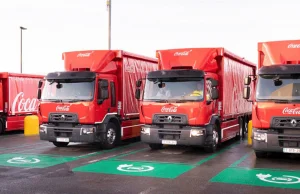 Coca-Cola realizuje lokalne dostawy przy pomocy 30 ciężarówek na prąd