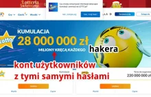 Lotto.pl informuje o masowych przejęciach kont użytkowników