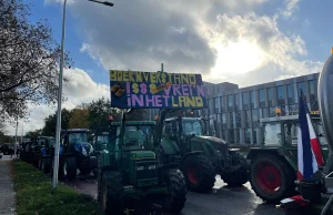 Protest rolników w Holenderskim Zwolle