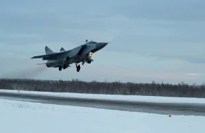 Rosja. Katastrofa myśliwca MiG-31. Załoga katapultowała się