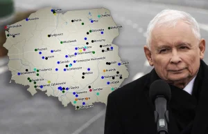 Polska im. Kaczyńskich. Ronda, skwery, ulice i nie tylko [MAPA]