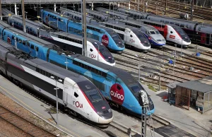 Strajki we Francji paraliżują kolej. Wstrzymano kursy superszybkichl pociągów!