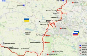 Wokół okupowanego miasta Donieck ruscy zaatakowali pozycje ukraińskie