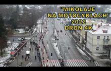 Mikołaje na Motocyklach 2022 - Gdańsk - relacja z drona - 4K.