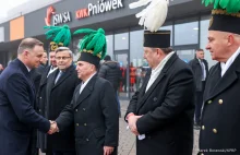 Prezydent Andrzej Duda świętuje z górnikami