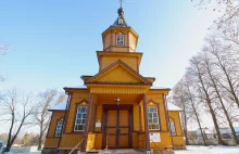 Drewniana cerkiew w Juszkowym Grodzie