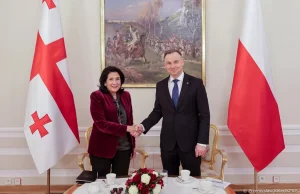 Prezydenci Polski i Gruzji zapewniają o dalszym wsparciu Ukrainy