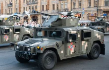 "Rakietowy Humvee" na Ukrainie