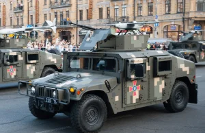 "Rakietowy Humvee" na Ukrainie