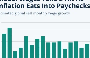 Polska z drugim największym spadkiem realnych płac na świecie