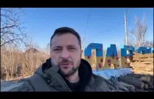 Zełeński wizytuje Donbas