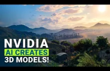 AI od NVidia potrafi generować modele 3D!