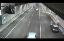 Nieodpowiedzialni kierowcy w tunelu pod Luboniem Małym na S7