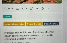 Twitter uciszał znanego lekarza profesora który alarmował...