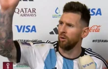 "Idioto, co się gapisz?". Messi nie wytrzymał podczas wywiadu