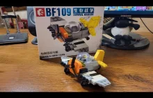 Samolot BF109 - klocki kompatybilne z Lego
