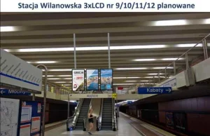 Reklamy w metrze zasłonią nazwy stacji, pasażer wytrzyma