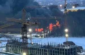 Ogromny pożar pod Moskwą. Płonie kolejne centrum handlowe