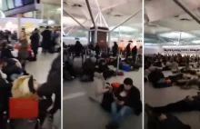 Grupa uczniów utknęła na lotnisku pod Londynem