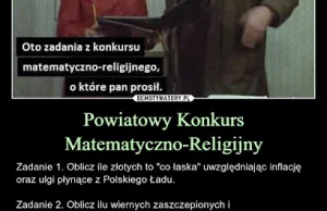 Religia coraz mocniej wchodzi do szkolnej matematyki