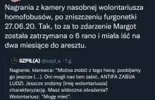 Dialogi z homofobusa. Trwa proces Margot za zniszczenie furgonetki