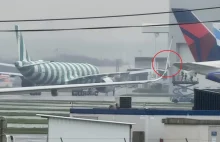 Nowy Airbus A330neo uszkodzony! Samolot uderzył w budynek