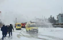 Rosja. Wielki pożar w rafinerii ropy na Syberii. Wybuch był tak duży, że...