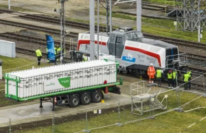 Polska lokomotywa wodorowa zakończyła testy pokazem tankowania