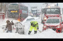 Anglia zamarza! Szalona burza w Londynie sparaliżowała miasto(Dec. 12, 2022)