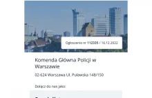 Komenda Główna Policji poszukuje...specjalisty od remontów.