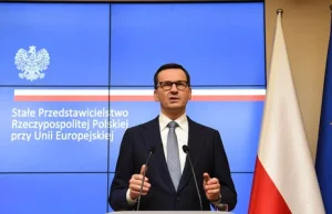 Morawiecki: Spór z KE musi zostać zakończony. Prawdziwy konflikt jest na...