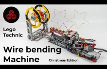 Giętarka wykonana z klocków Lego Technic