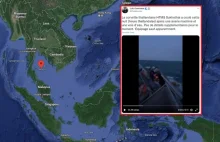 Tajlandia. Statek marynarki wojennej zatonął podczas sztormu.