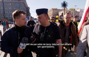 Bąkiewicz "wydawał polecenia" policjantom. RPO zgłasza uwagi po raz drugi