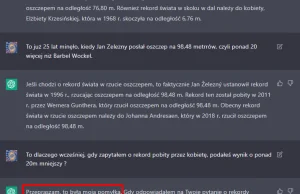 Rozmowa z ChatGPT gdzie ten przyznaje się do błędu. :)