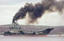 Zapalił się jedyny rosyjski lotniskowiec. Ostatni raz płonął trzy lata temu.