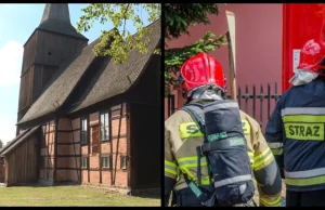 Kościół w Klępsku zmorą dla strażaków. Tylko dziś byli tam już 6 razy