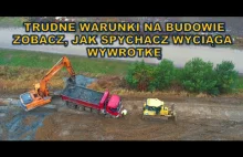 Jak wyciągnąć zakopaną wywrotkę?