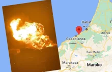 Potężny wybuch gazu w porcie w Maroku [NAGRANIE