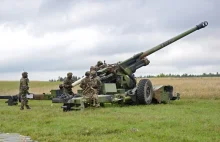 Francuska artyleria holowana pod Bachmutem