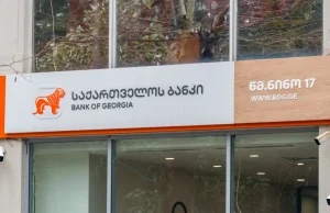 Gruzja. Bank of Georgia zamyka rachunki Rosjanom i Białorusinom