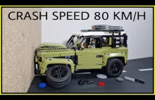 Lego Technic 42110 CRASH 80 KM/H Lego car CRASH TEST - Lego Technic CRASH Test